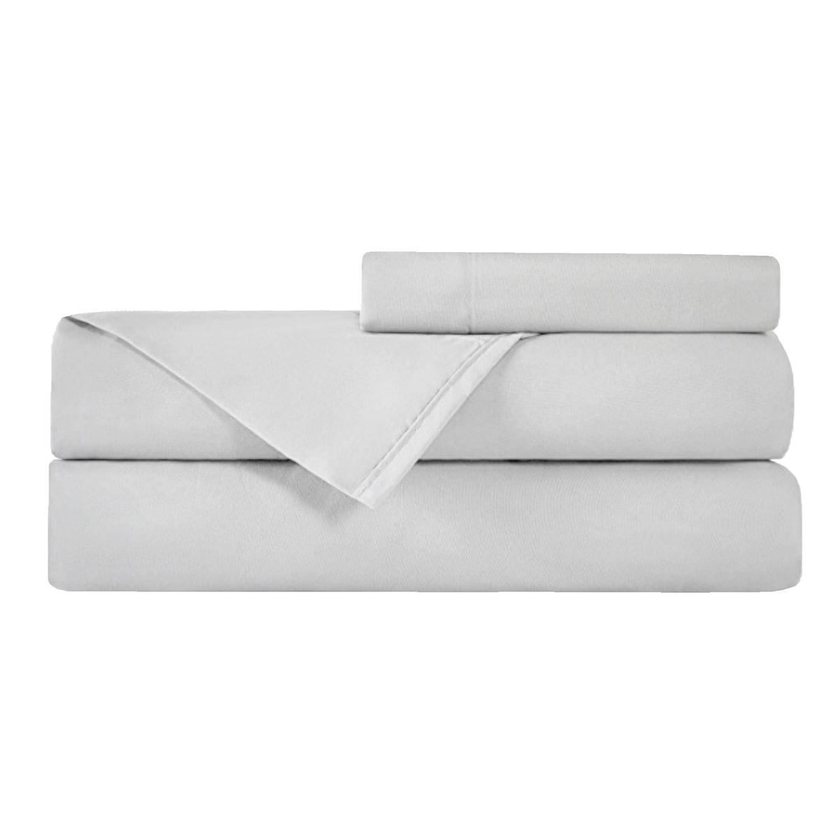 Juego de Sábanas para Cuna Estándar Gris - 3 piezas