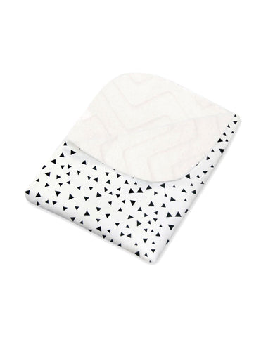 Cobija para Cuna Triangulitos Negros