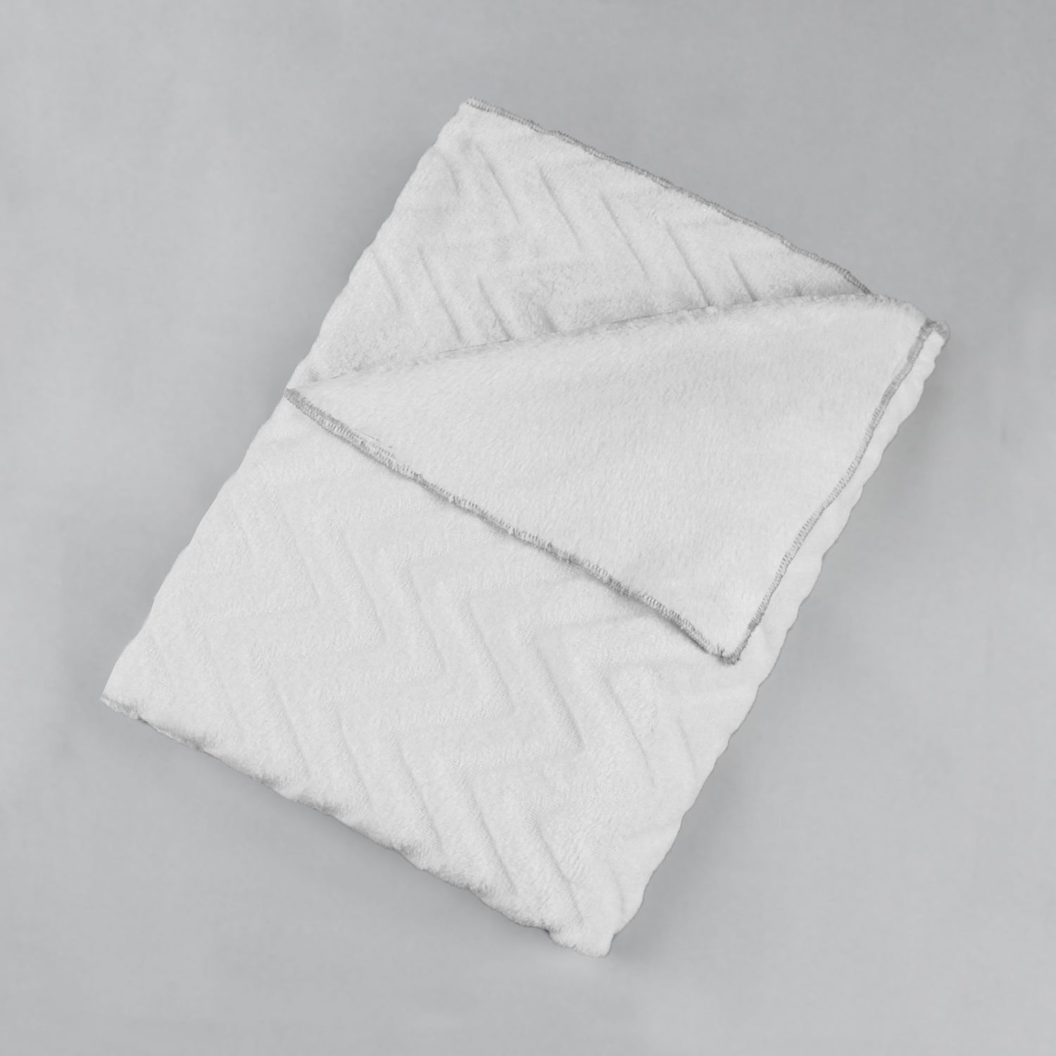Cobija para Cuna Súper Suave - Zig Zag Gris