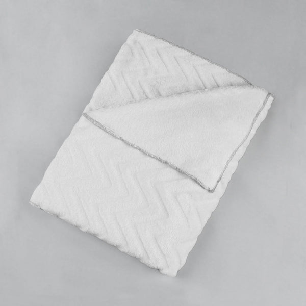 Cobija para Cuna Súper Suave - Zig Zag Gris