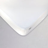 Sábana de Cajón para Cama Cuna Blanco - 100% Algodón
