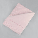 Cobija para Cuna Súper Suave - Zig Zag Rosa