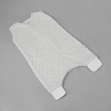 Saquito para Dormir para bebés con abertura para pies - Zig Zag Gris Perla