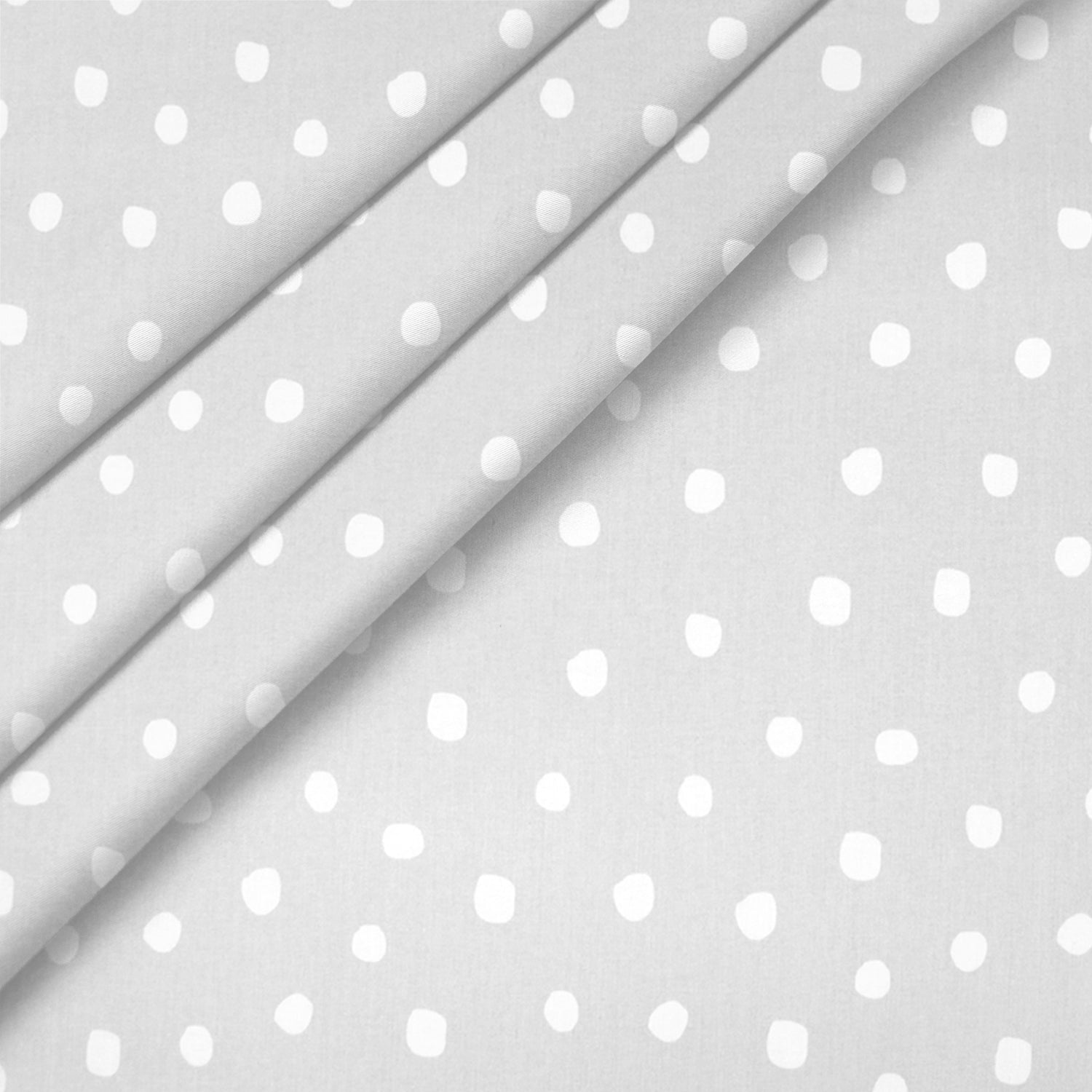 Set de 2 Sábanas de Cajón para Cama Cuna Lunares - 100% Algodón