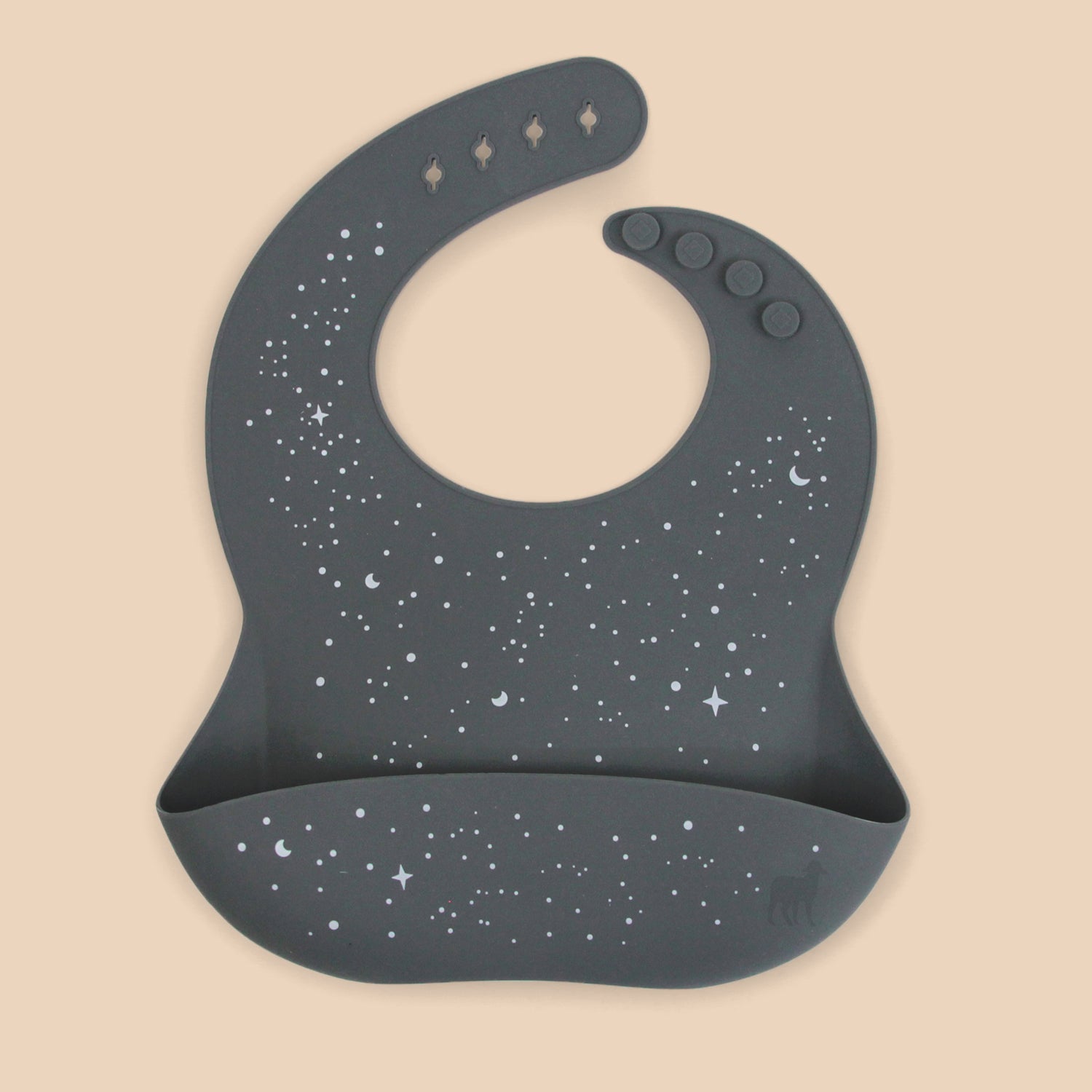 Set de Accesorios para salir Nap (Babero, Mordedera, Cobijita) - Gris