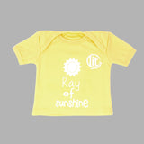 Camiseta para Bebé Lori Amarillo - 3 meses