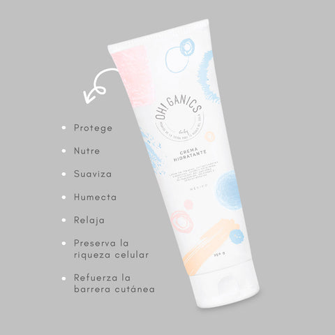 Oh! Ganic's  Crema Hidratante 250 gr