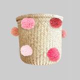 Juguetero Pompones Rosa