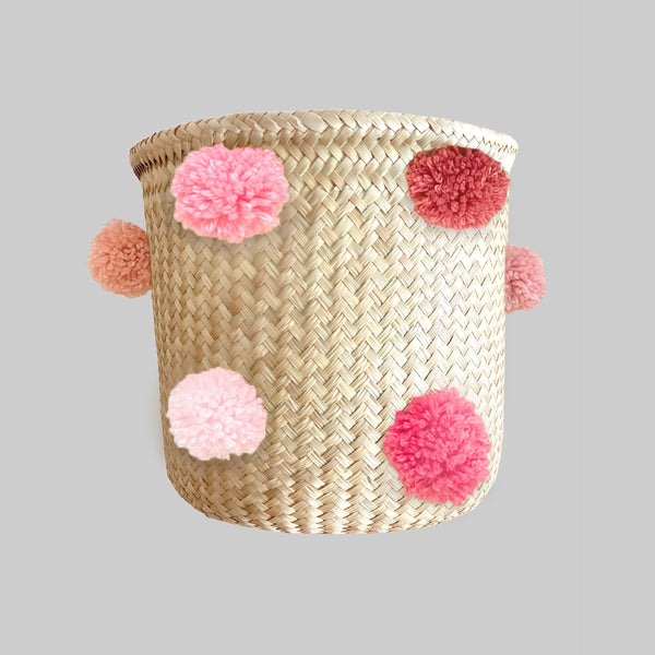 Juguetero Pompones Rosa