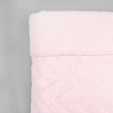 Cobijita para Bebé Súper Suave - Zig Zag Rosa