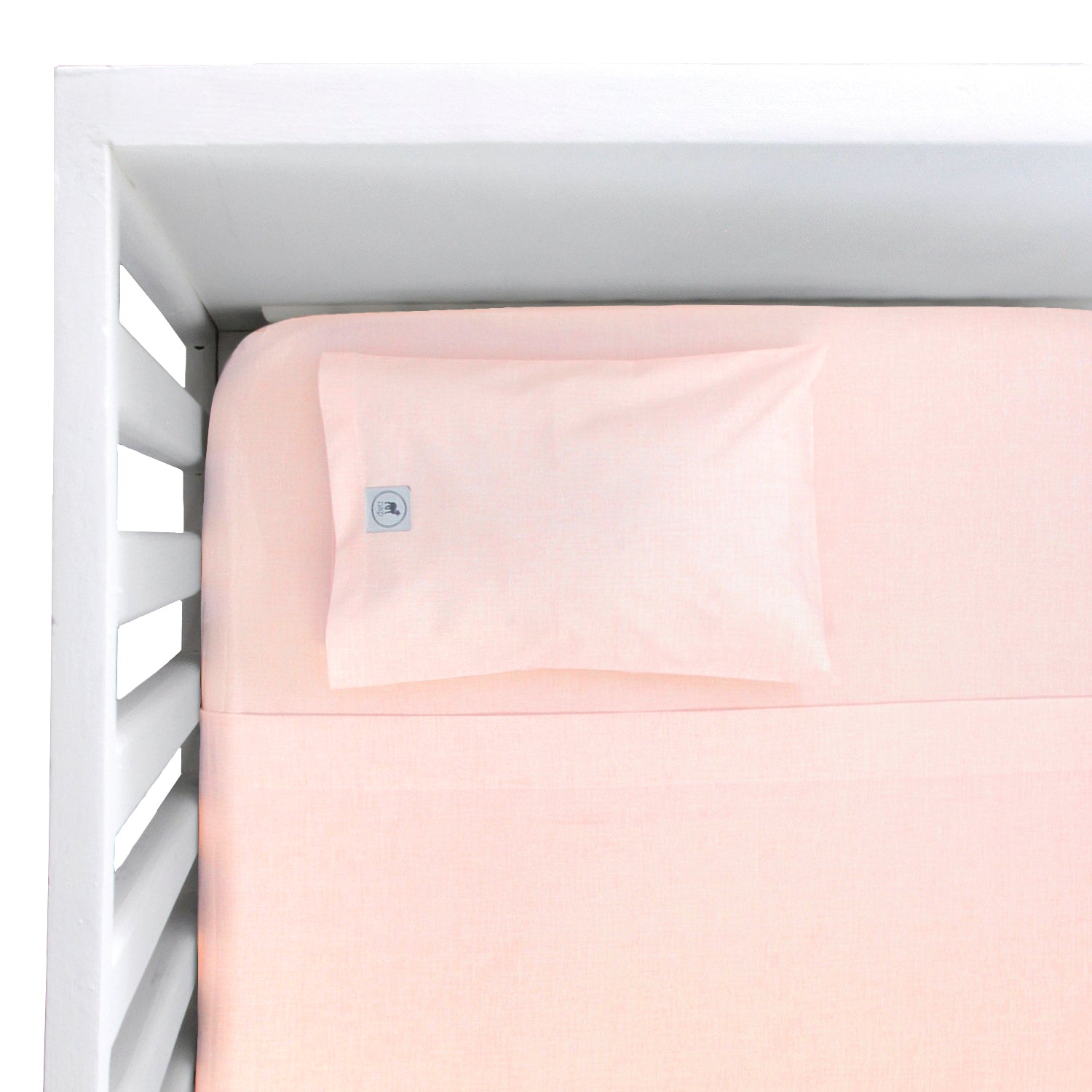 Juego de Sábanas para Cuna Rosa - 3 piezas - 100% Algodón