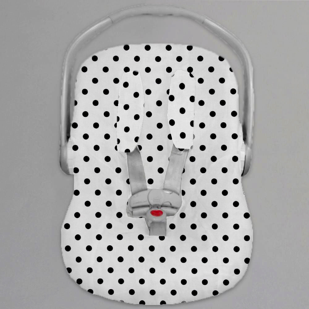 Funda Protectora para Portabebé Dots Blanco
