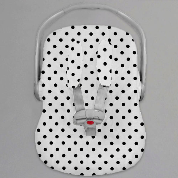 Funda Protectora para Portabebé Dots Blanco