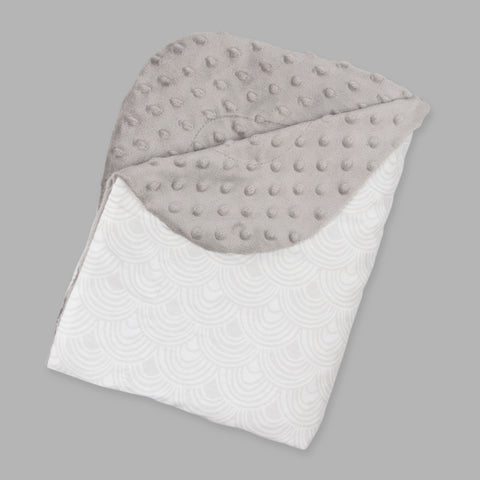Juego para Cuna - con sábanas 100% Algodón - Arcos Gris - 3 piezas