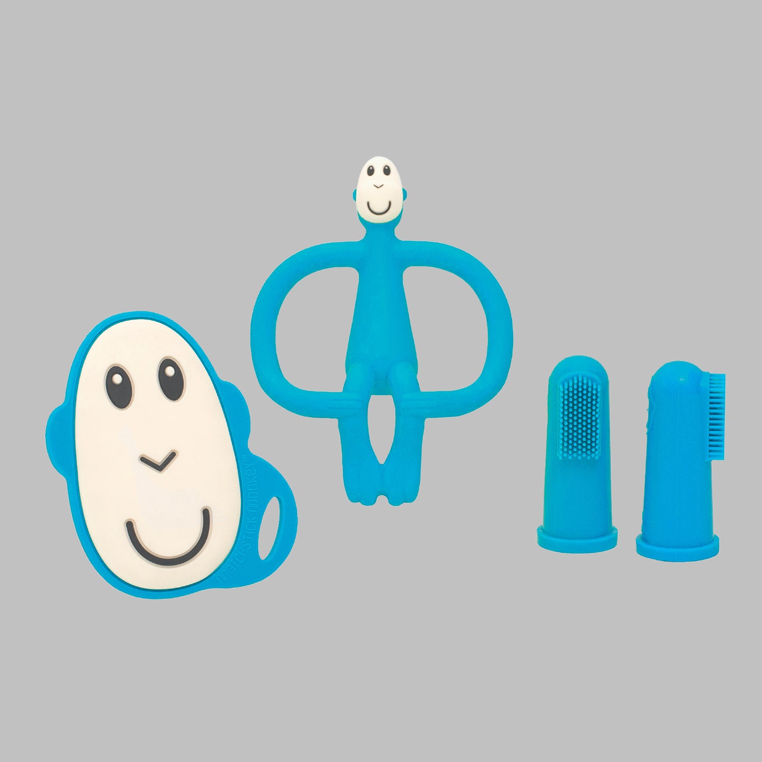 Set Inicial Mordederas Mono Azul