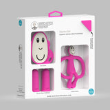 Set Inicial Mordederas Mono Rosa