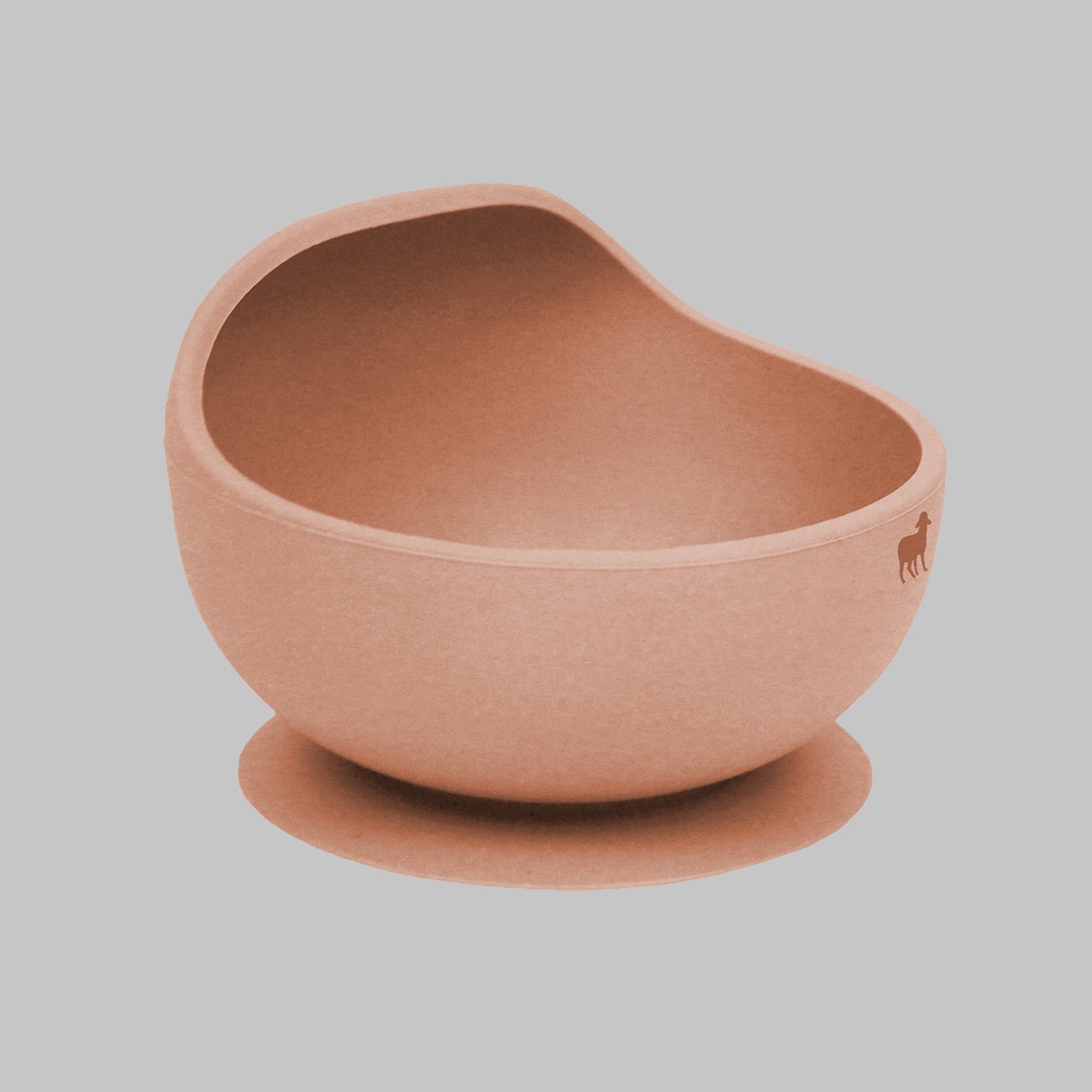 Bowl de Silicón Adherible con Succión - Arena