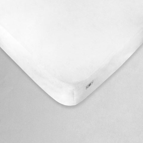 Set de 2 Sábanas de Cajón para Cama Cuna Blanco - 100% Algodon