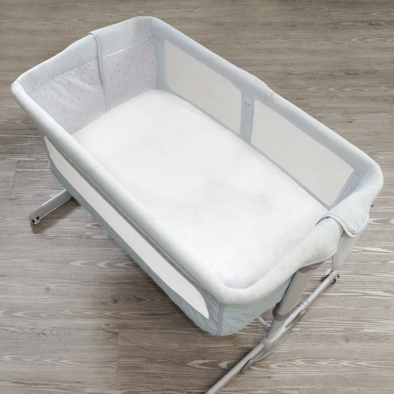 Set de 2 Sábanas de Cajón para Mini Colecho (50x90) - Blanco