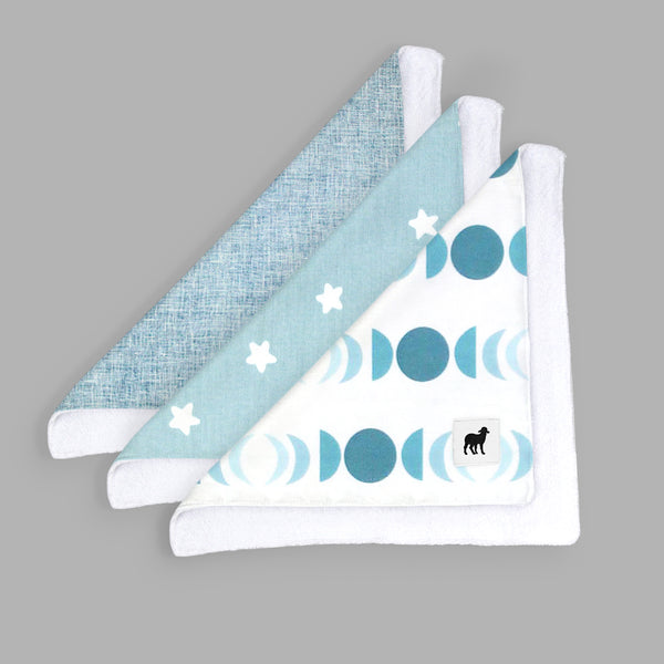 Set de 3 Toallitas Fases Lunares