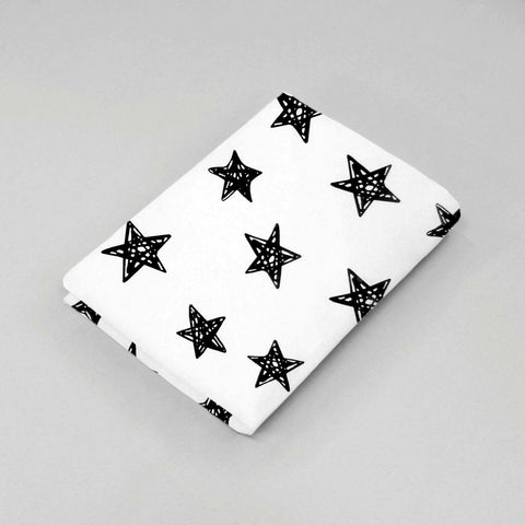 Sábana de Cajón para Cama Cuna Estrellas Rellenas - 100% Algodón