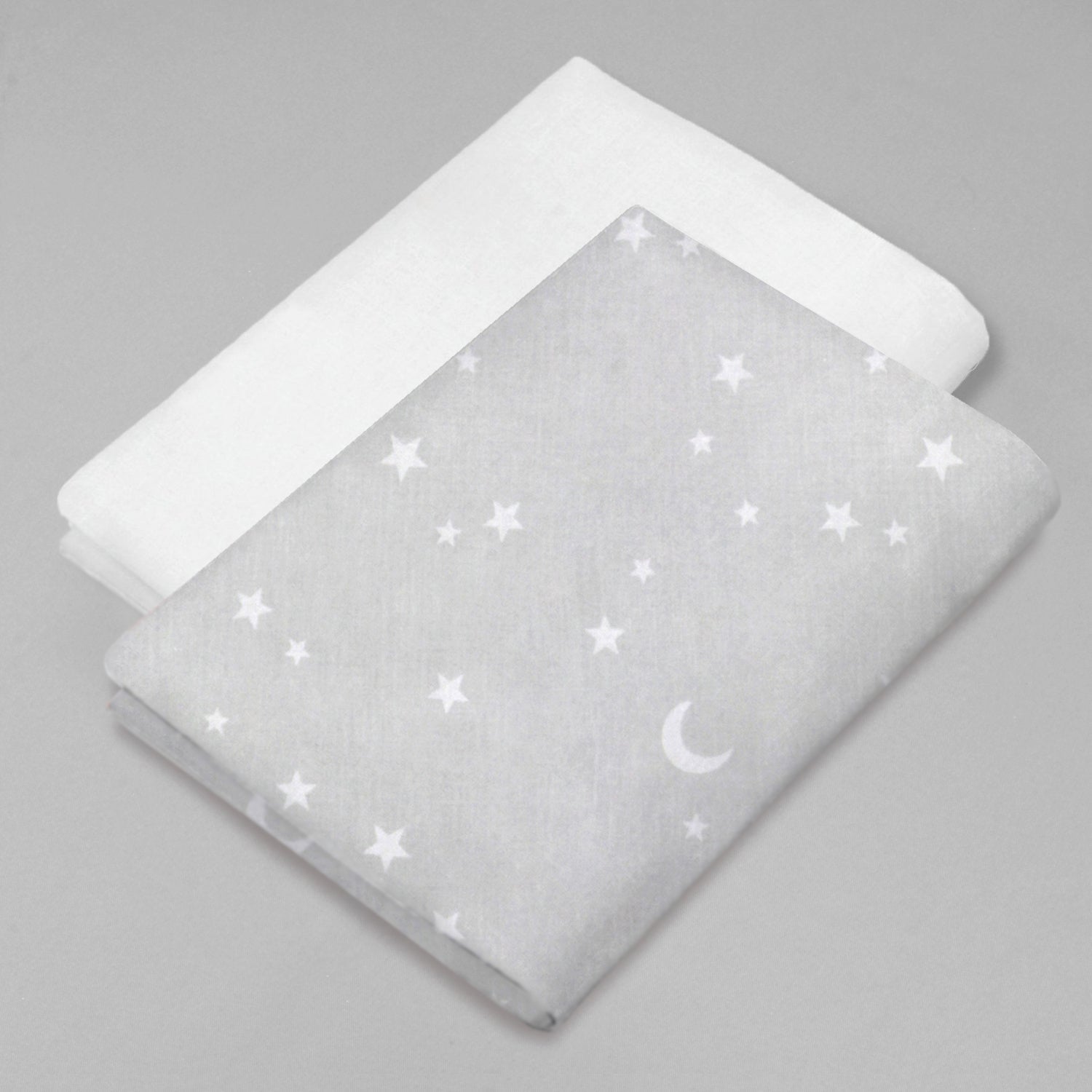 Set de 2 Sábanas de Cajón para Colecho Lunas - 100% Algodón