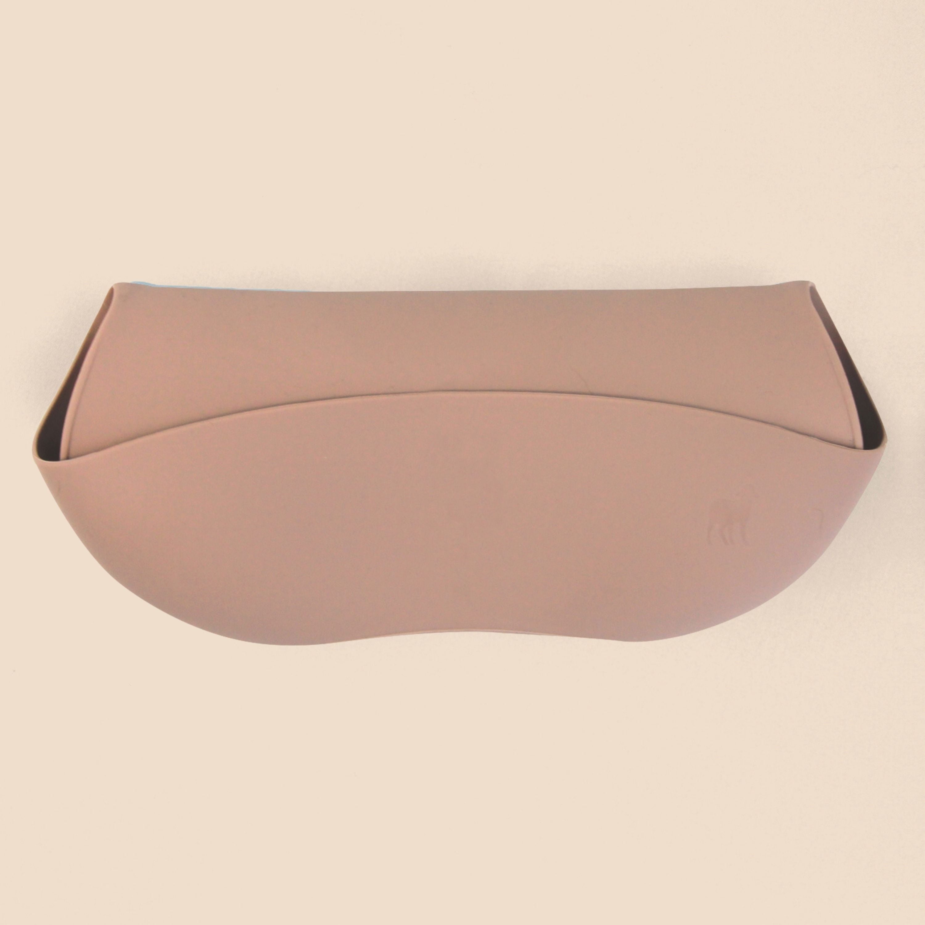 Babero de Silicón para Bebé con bolsa atrapa comida - Arena