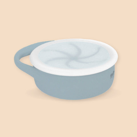Contenedor Retractable con tapa para Snacks - Azul