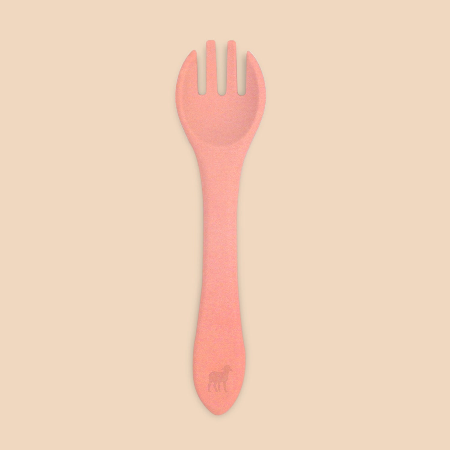 Set Completo de Alimentación para Bebé/Toddler - 6 piezas (Plato, Bowl, Cuchara, Tenedor, Babero y Vaso para Snacks) - Palo Rosa