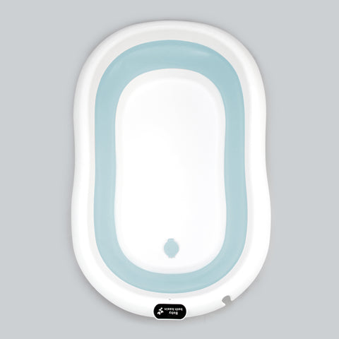 Bañera ó Tina Plegable para Bebé + Cojín Antideslizante - Azul