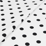 Juego de Sábanas para Cama Cuna Dots Blanco - 3 piezas - 100% Algodón