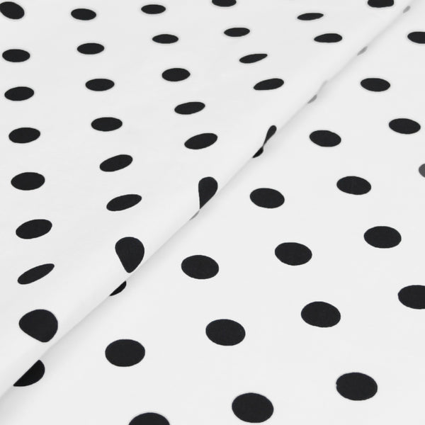 Tela Dots Blanco - 100% Algodón
