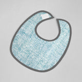 Baberos - Set de 3 Piezas Niño (Chevron Gris + Cuadritos Azul + Azul Mar)
