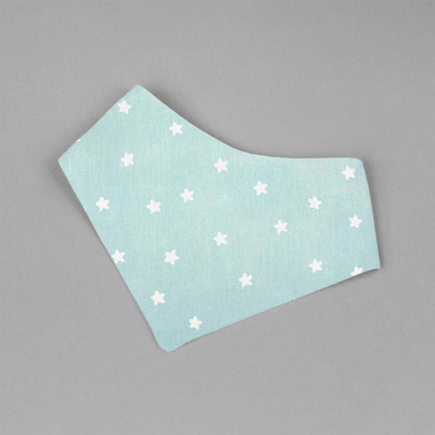 Baberos Bandana - Set de 3 Piezas Unisex (Estrellas Azules + Ojitos + Estrellas Negras)