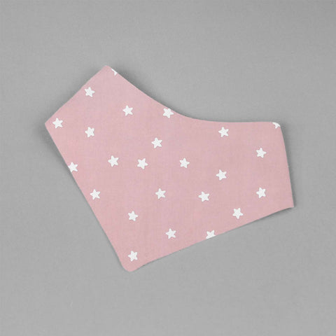 Baberos Bandana - Set de 3 Piezas Niña (Estrellitas Vino + Triangulitos Negros + Ojitos)