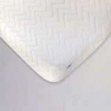 Sábana de Cajón para Colecho ó Moisés Súper Suave - Zig Zag Blanco