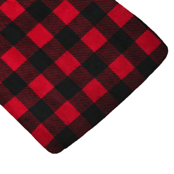 Funda para Cambiador Súper Suave - Gingham Rojo