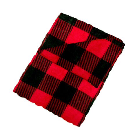 Juego para Cuna - con sábana 100% Algodón - Gingham Rojo