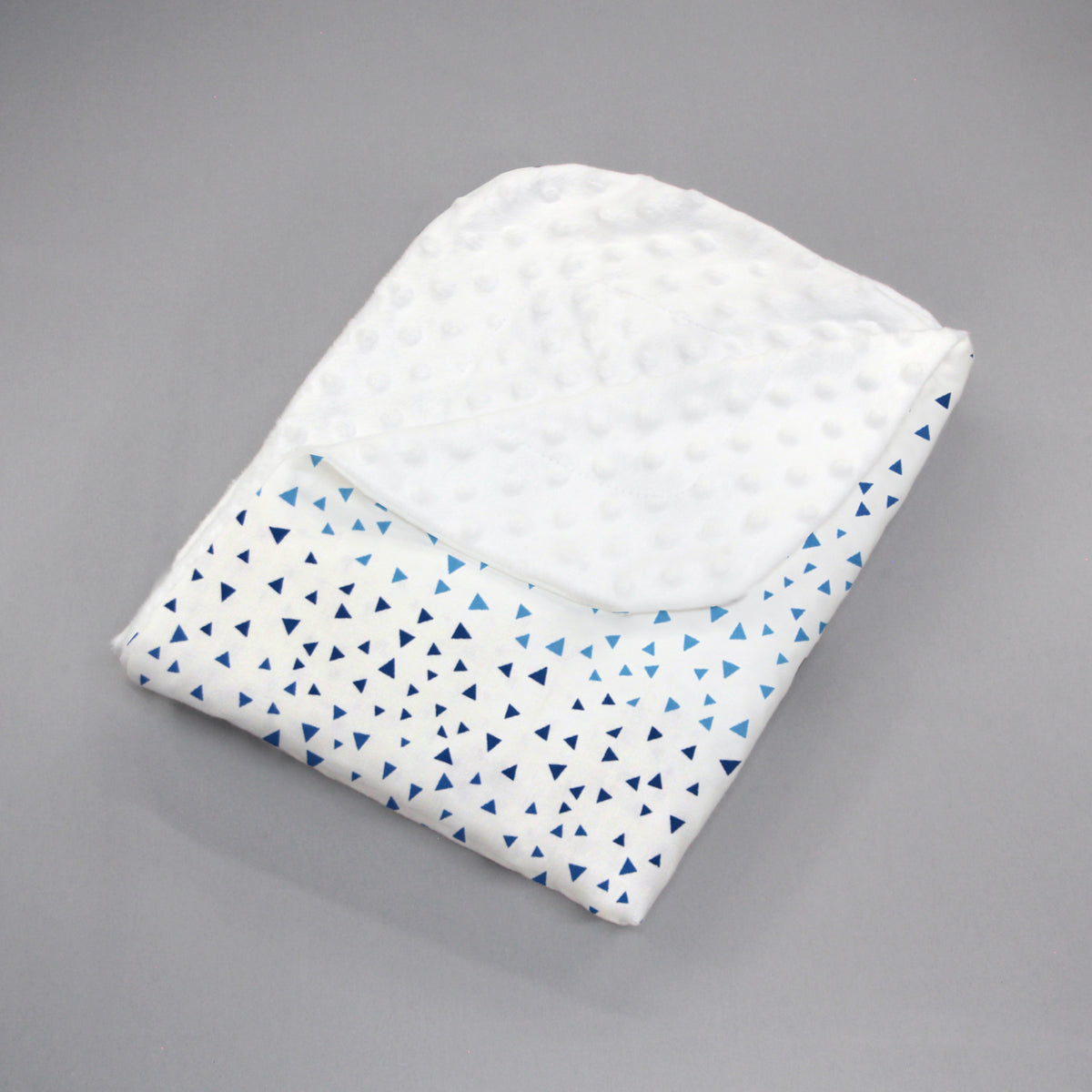 Cobija para Cuna Triangulitos Azules