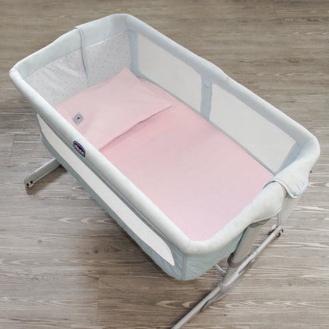 Juego de Sábanas para Mini Colecho (50x90) - Rosa