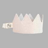 Corona de Tela para Cumpleaños - Gris