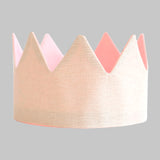 Corona de Tela para Cumpleaños - Rosa