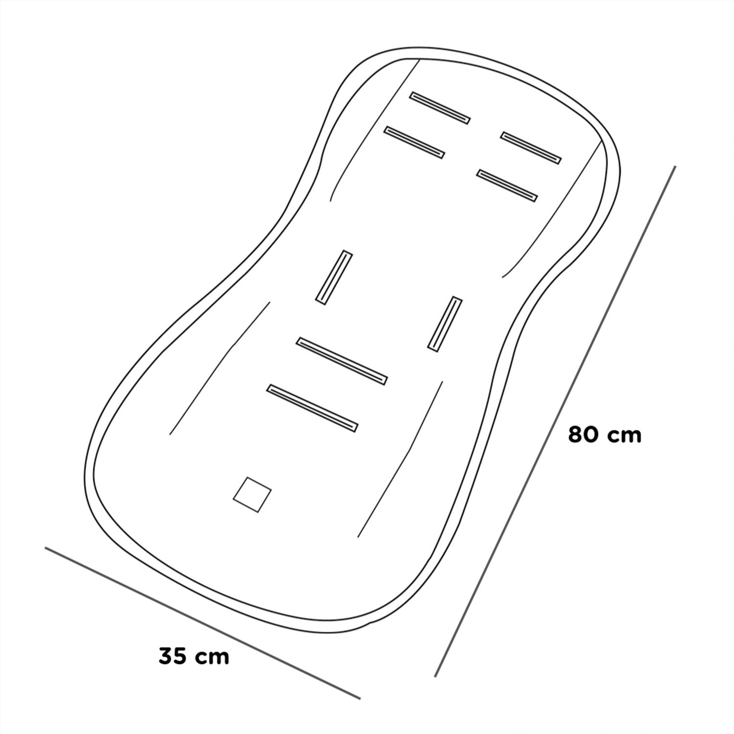Cubre Carreola Reversible Nubecitas