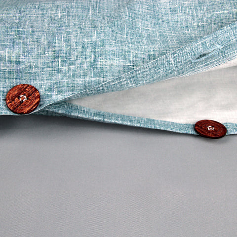 Funda para Edredón (Duvet) y Fundas para Almohada para Cama Matrimonial - Azul