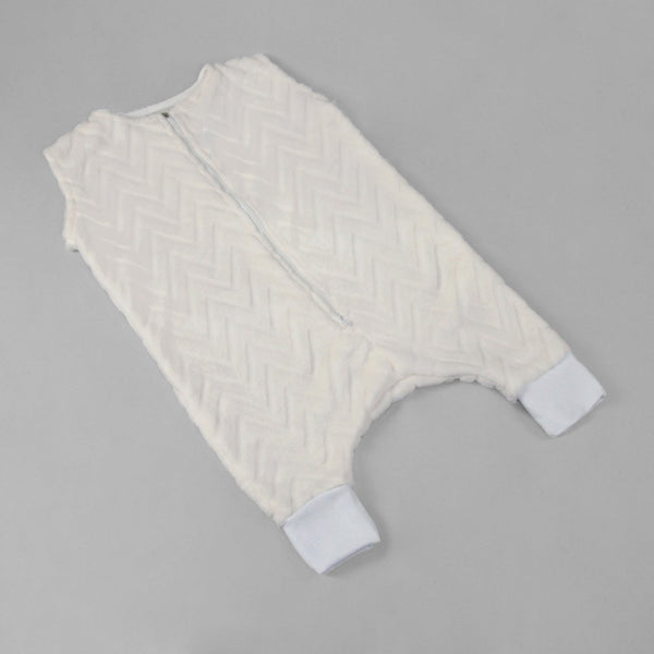 Saquito para Dormir para bebés con abertura para pies - Zig Zag Off-White