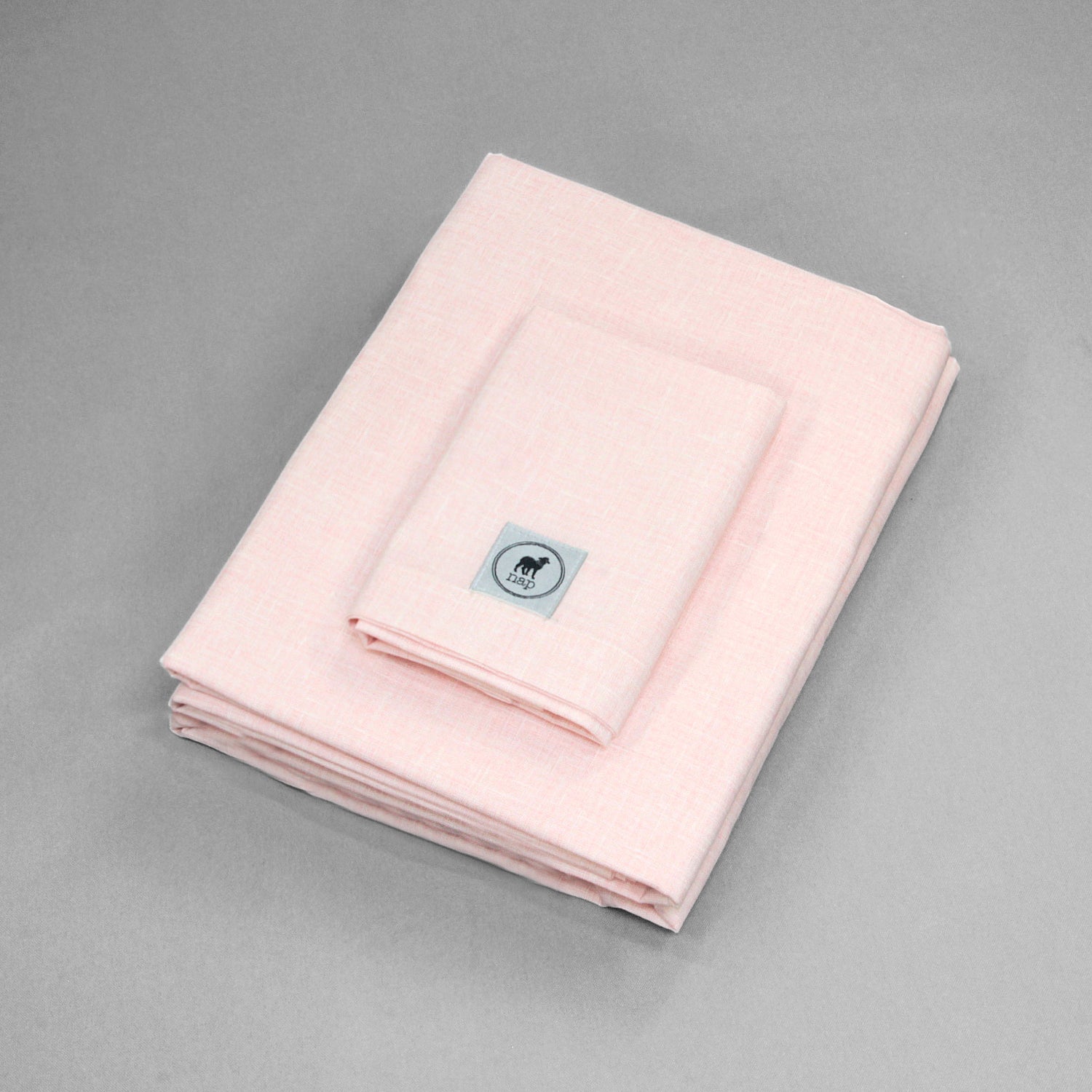 Juego de Sábanas para Cuna Rosa - 3 piezas - 100% Algodón