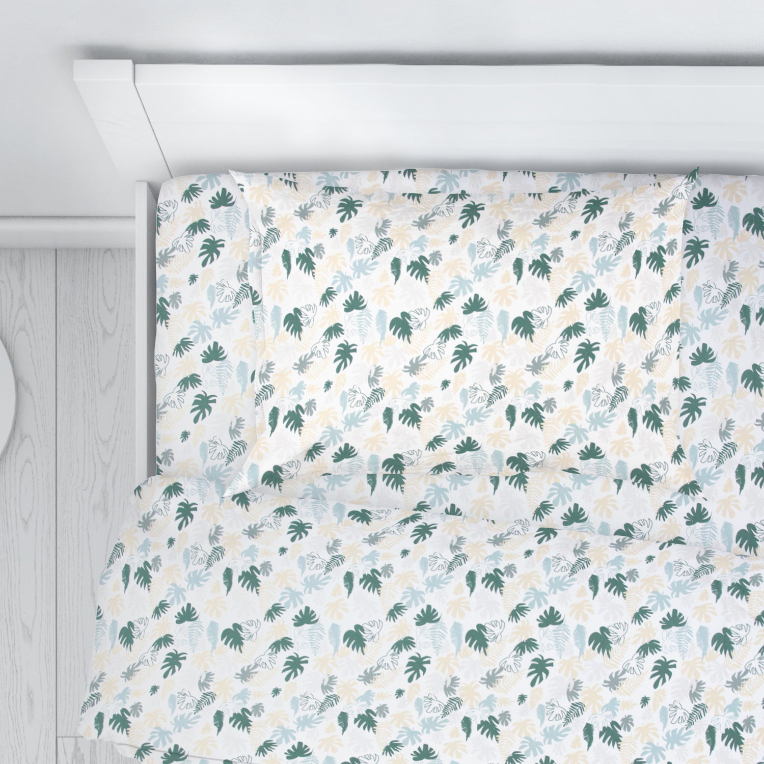 Juego de Sábanas para Cama Individual 3 piezas - Plantas