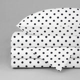 Juego de Sábanas para Cama Cuna Dots Blanco - 3 piezas - 100% Algodón