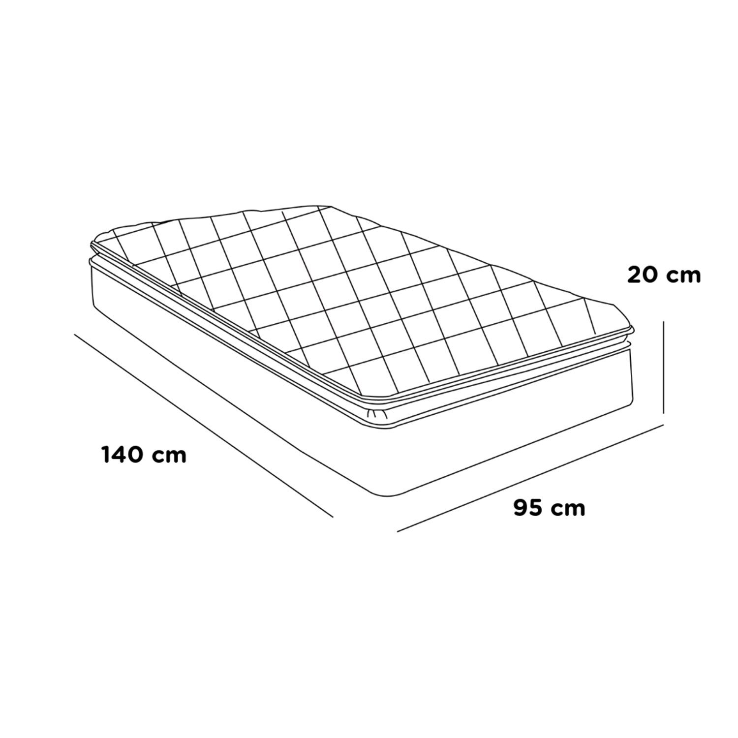 Juego de Sábanas para Cama Cuna Azul Mar  - 3 piezas - 100% Algodón