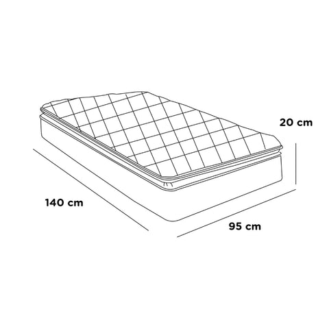 Juego de Sábanas para Cama Cuna Dots Blanco - 3 piezas - 100% Algodón